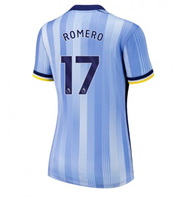 Tottenham Hotspur Cristian Romero #17 Segunda Equipación Mujer 2024-25 Manga Corta